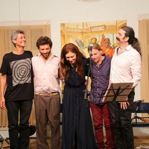 Sofi and the Baladis at the eastwest house